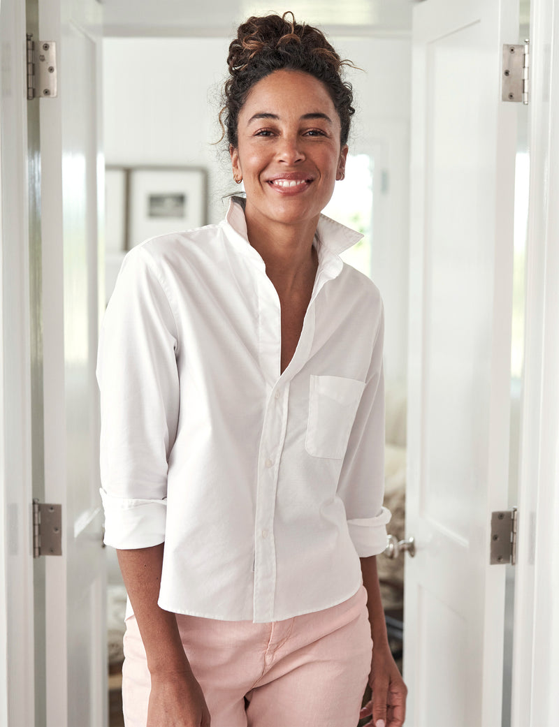 Silvio - White Oxford