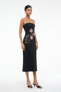 Brooke Dress - Dahlia Daydream Black