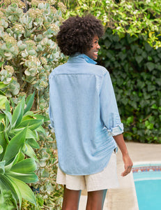 Eileen Relaxed Button-Up - Classic Blush Wash