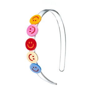 Multi Happy Face Headband