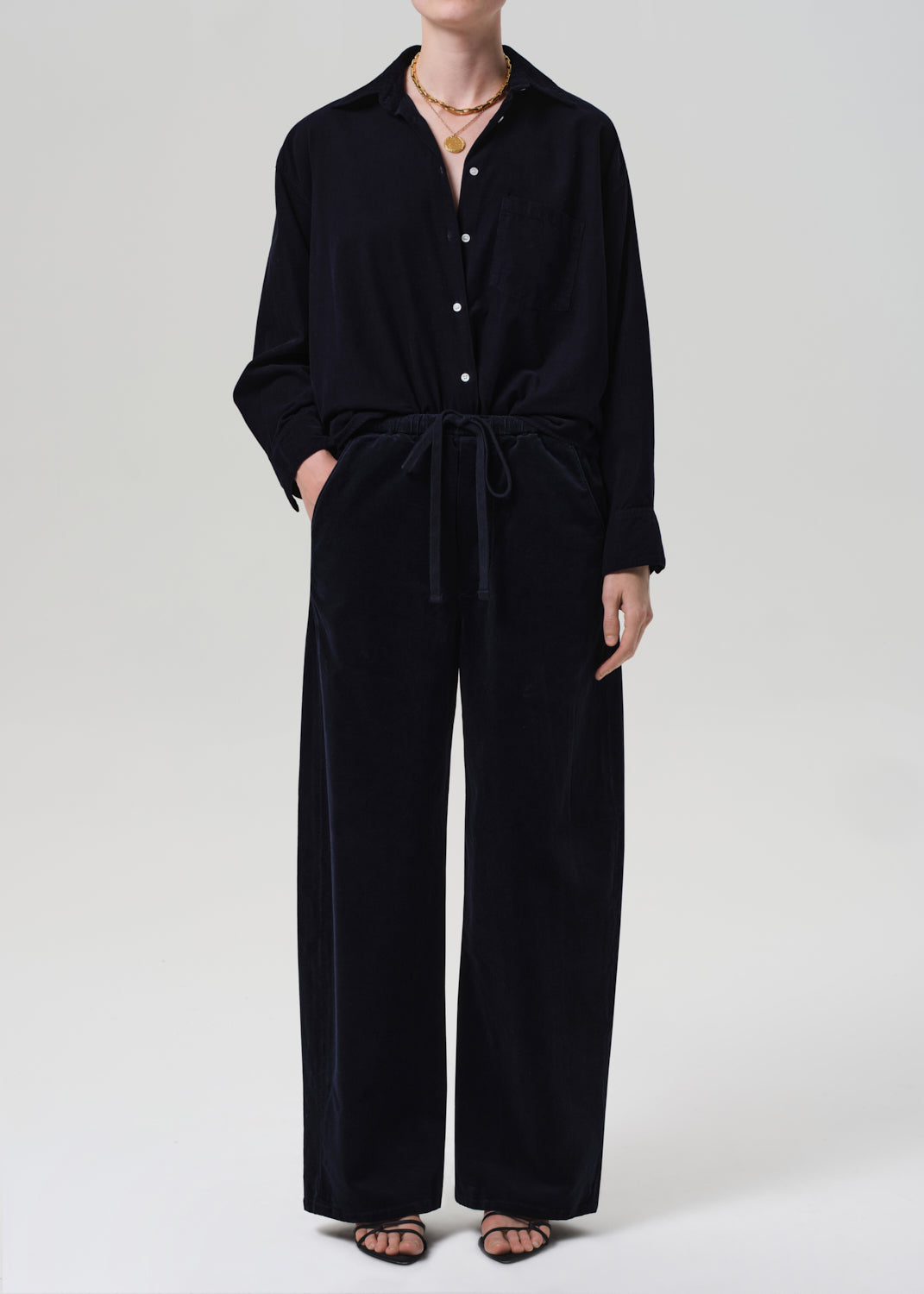 Kayla Shirt Corduroy - True Navy