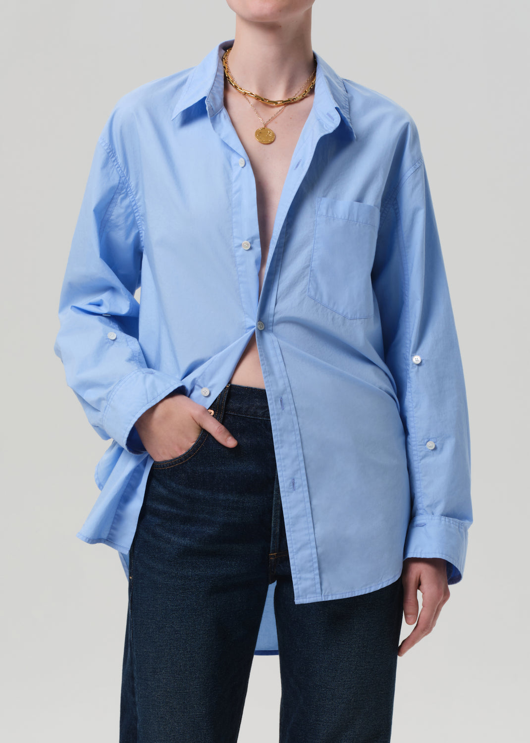Kayla Shirt - Banker Blue