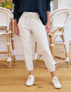 Eamon Jogger Sweatpant - Heather White Melange