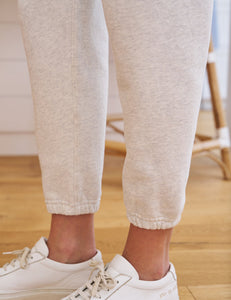 Eamon Jogger Sweatpant - Heather White Melange