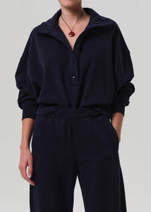 Mirelle Funnel Neck - Navy