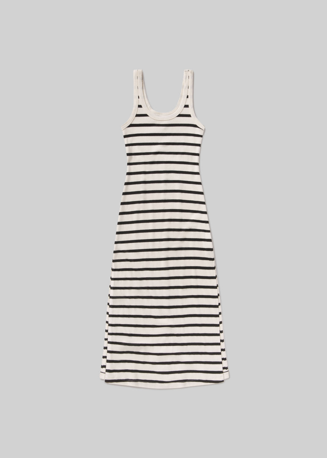 Long Faye Tank Dress - Midnight Stripe