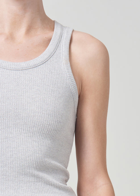 Poppy Tank - Grey Heather