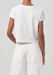 Adine Shrunken Tee - White Ash