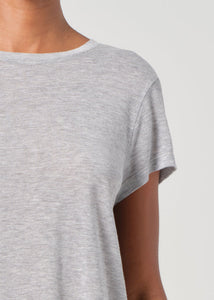 Adine Shrunken Tee - Grey Heather