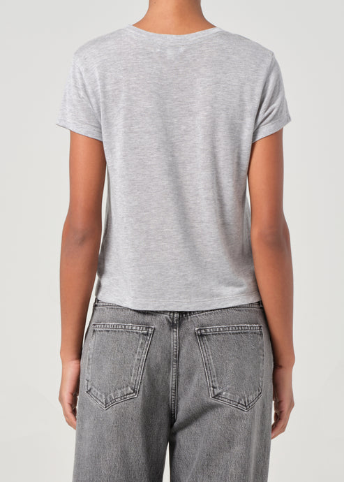 Adine Shrunken Tee - Grey Heather