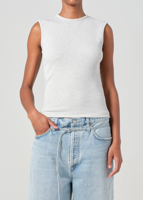 Binx Tank - Brushed Grey Heather