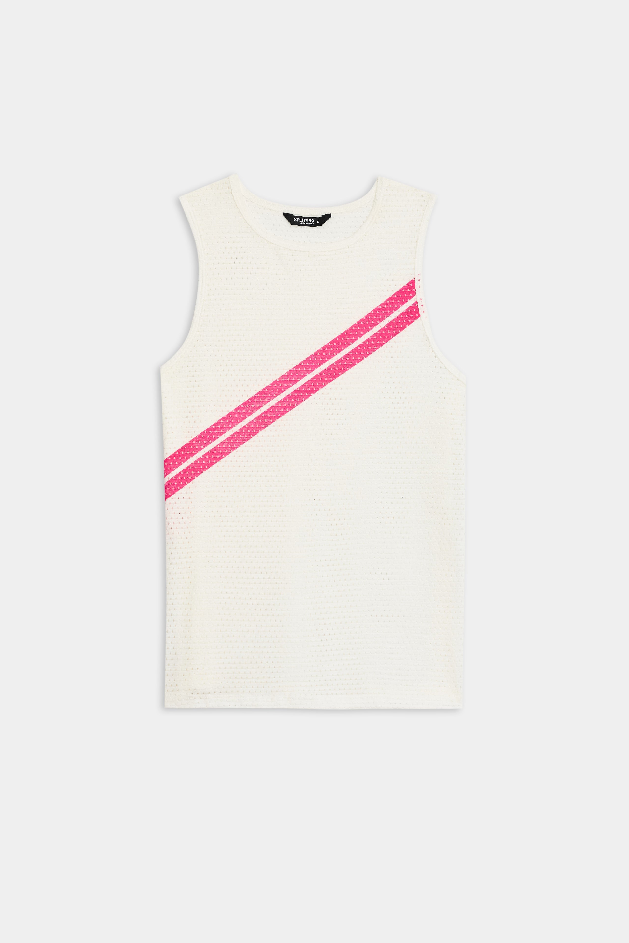 Bandit Mesh Tank - White/Berry