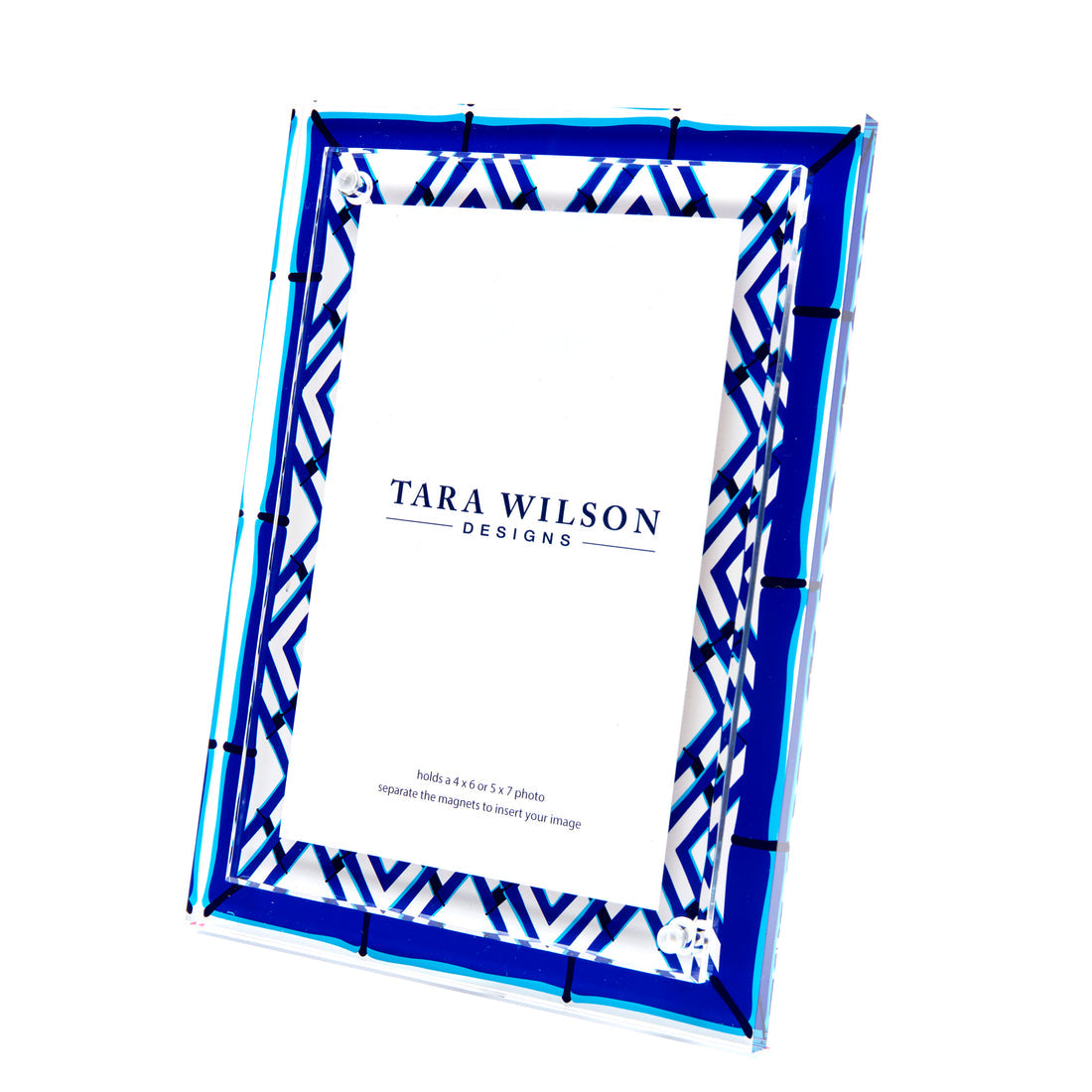 Bamboo Acrylic Frame - Blue