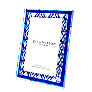 Bamboo Acrylic Frame - Blue