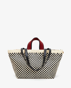 Bateau Tote - Border Woven Checker