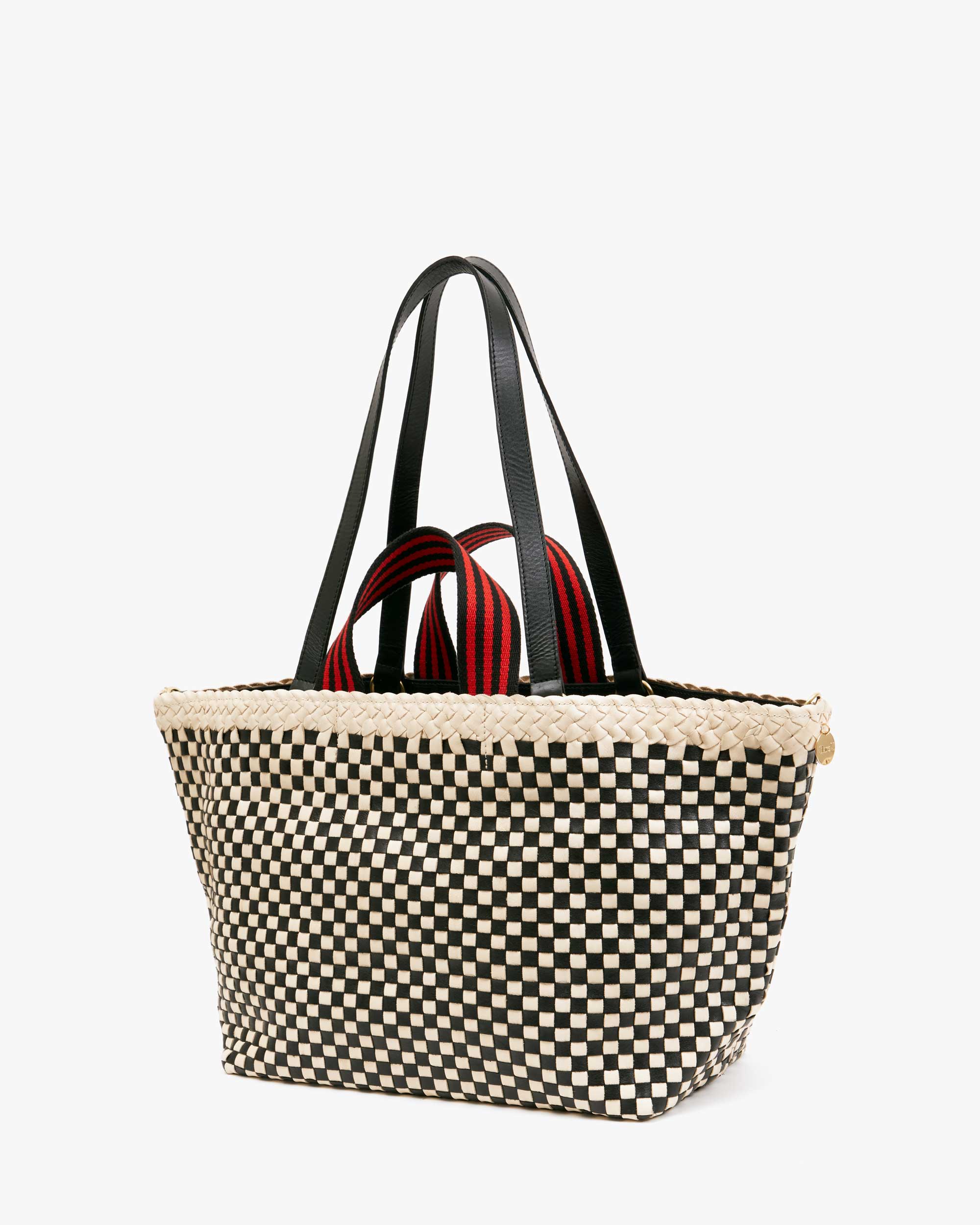 Bateau Tote - Border Woven Checker