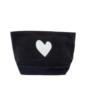 KR Imperfect Heart Medium Pouch - Black