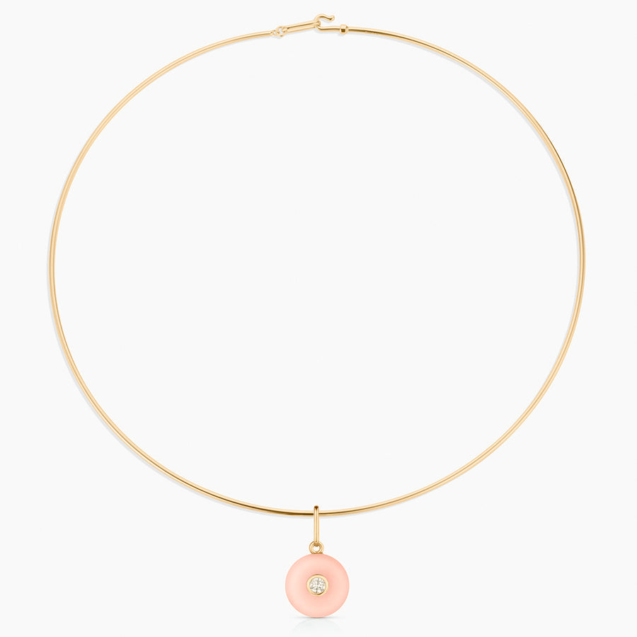 Bon Bon Pink Jade Charm