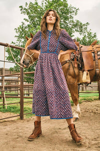 Brenner Dress - Autumn Fleur Fig