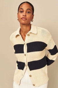 Charlotte - Cream/Navy