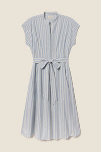 James Dress - Blue Oxford Stripe