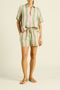 Charlie Short - Watermelon Stripe