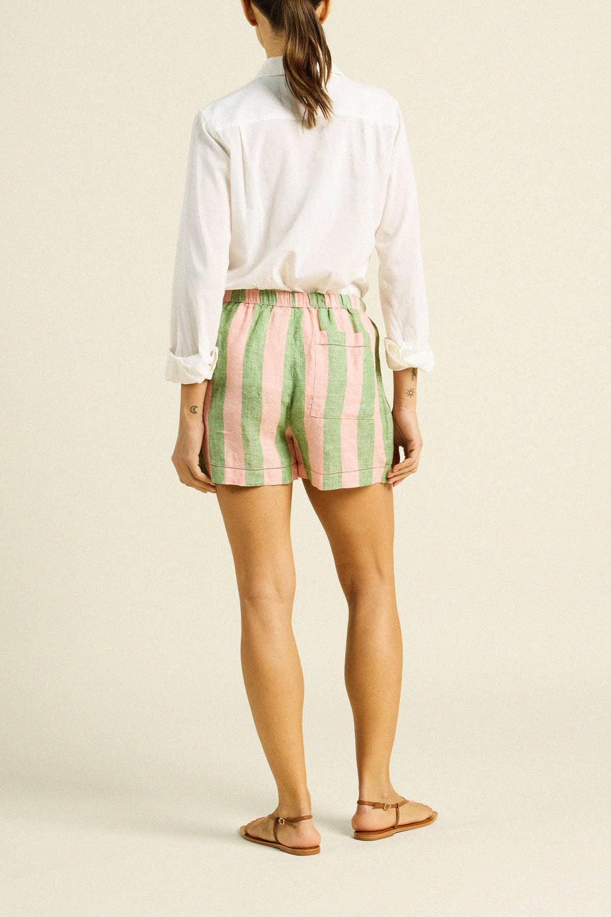 Charlie Short - Watermelon Stripe