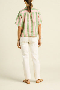 Cora Shirt - Watermelon Stripe