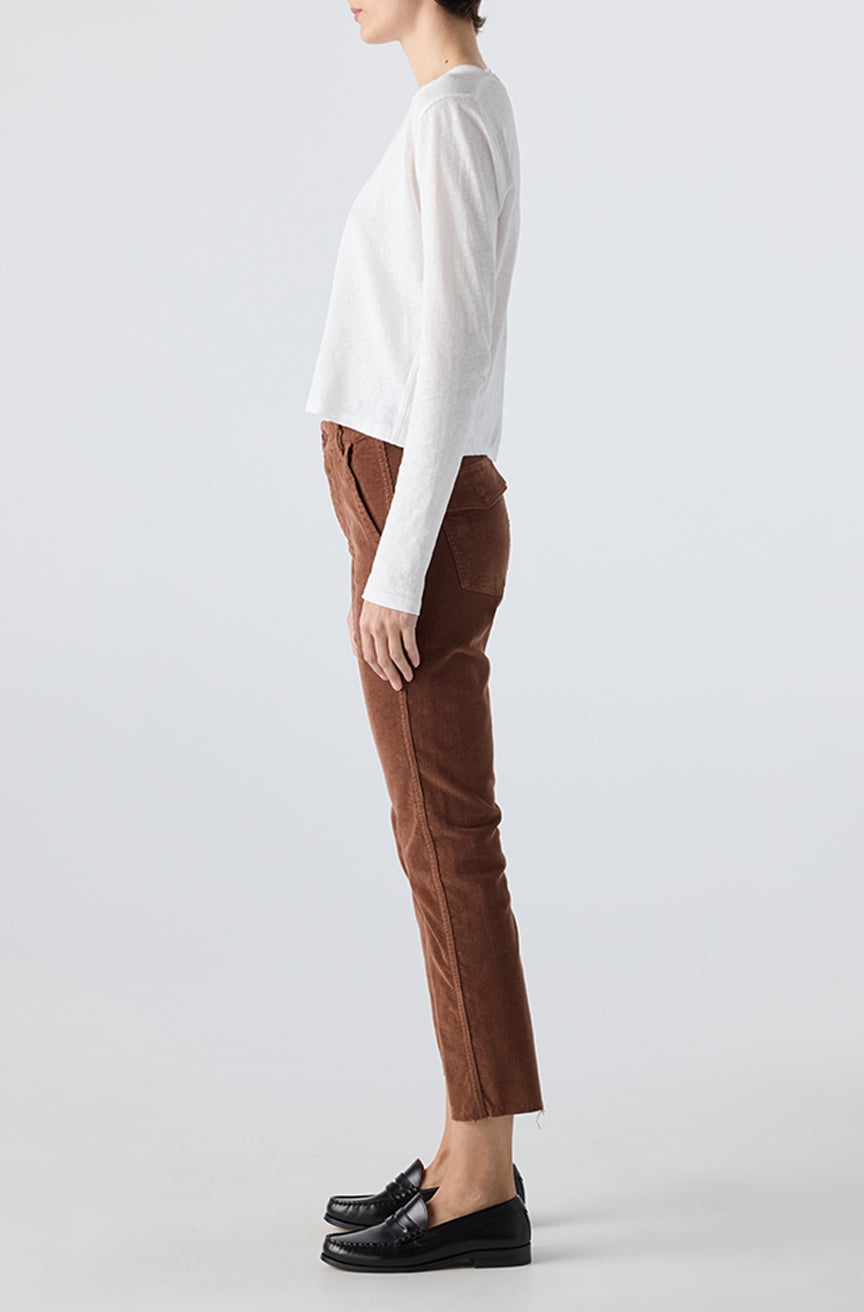 Corduroy Easy Army Trouser - Cocoa