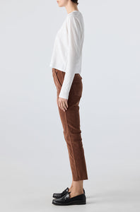 Corduroy Easy Army Trouser - Cocoa