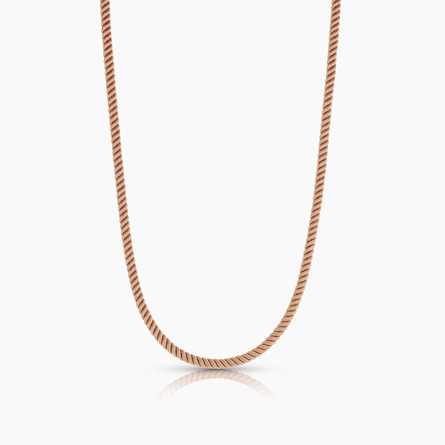 Coco Sand Silk Cord Necklace