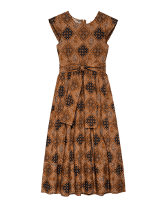 The Tulsa Dress - Geo Bandana Print