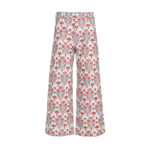 Disco Pants - Geranium Print