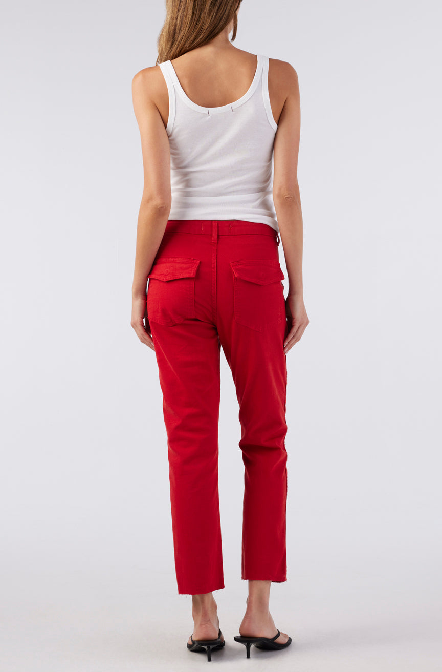 Easy Army Trouser - Cherry