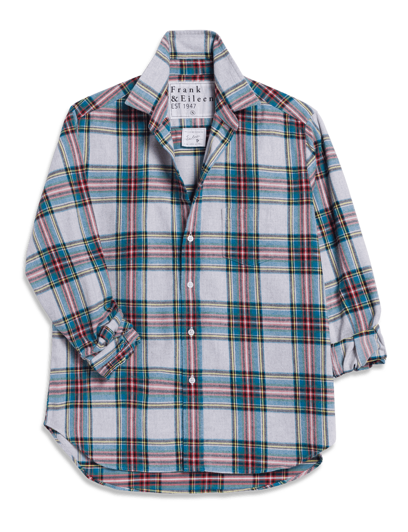 Eileen - Yellow/Blue/Red Plaid Flannel