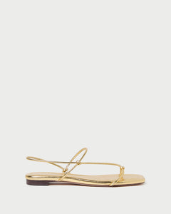 Eleanor Gold Strappy Sandal