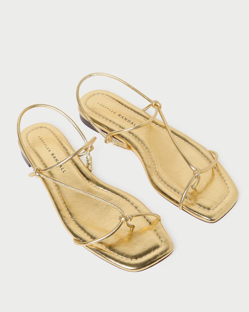 Eleanor Gold Strappy Sandal