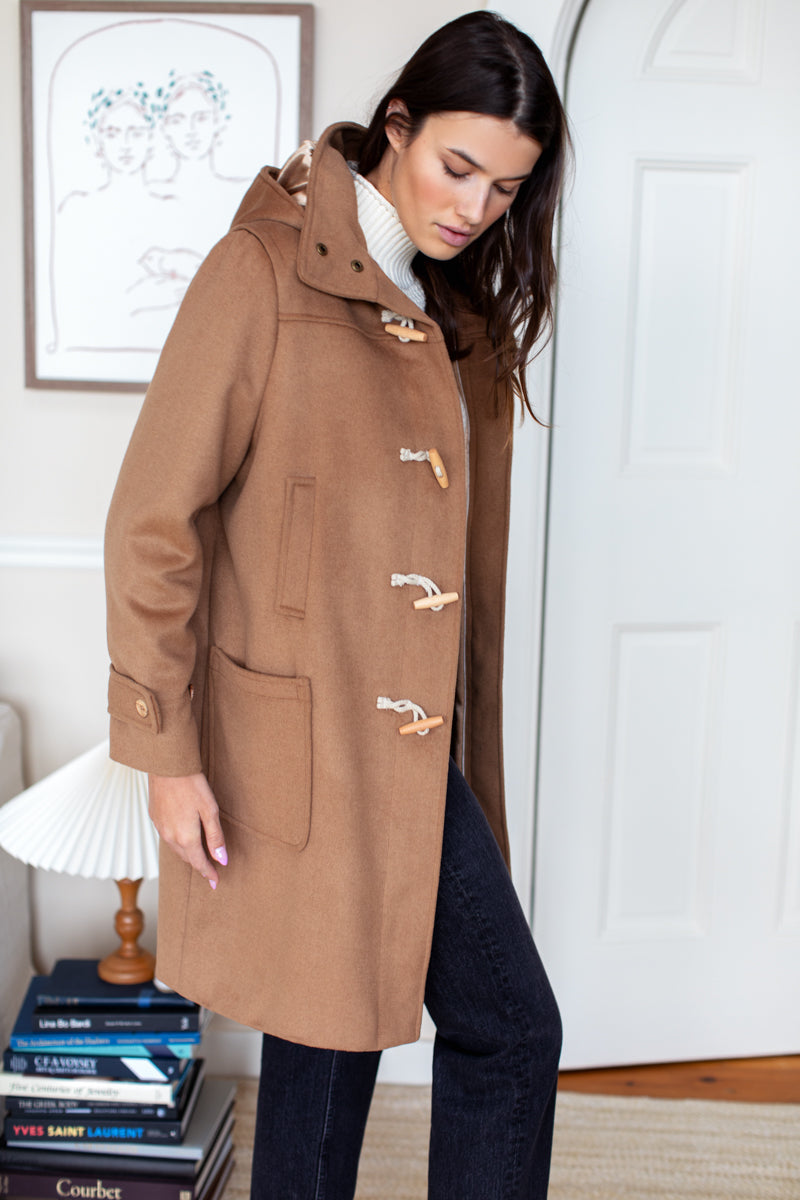 Camille Coat - Camel Wool Cashmere