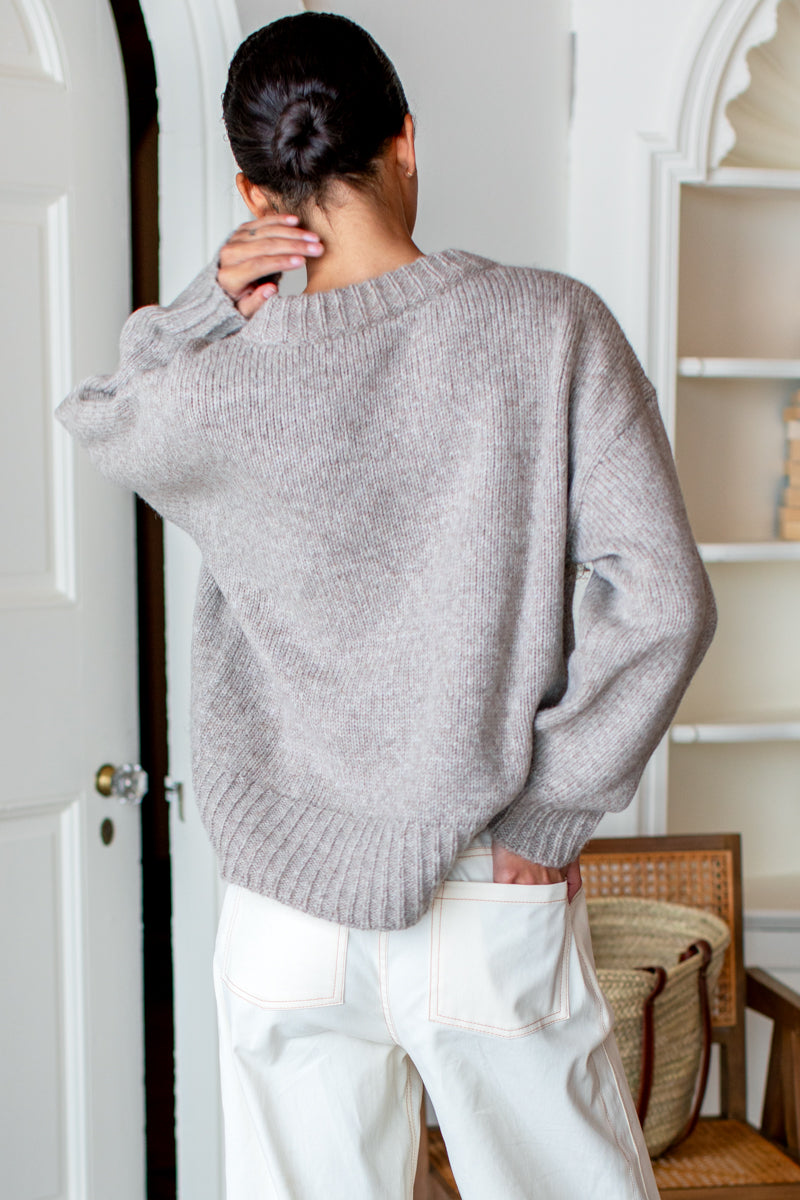 Cozy Sweater - Fog Grey Melange