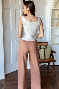 Roma Top 2 - Natural Linen
