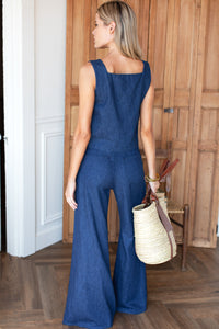 Tulip Trouser - Indigo Hemp Organic
