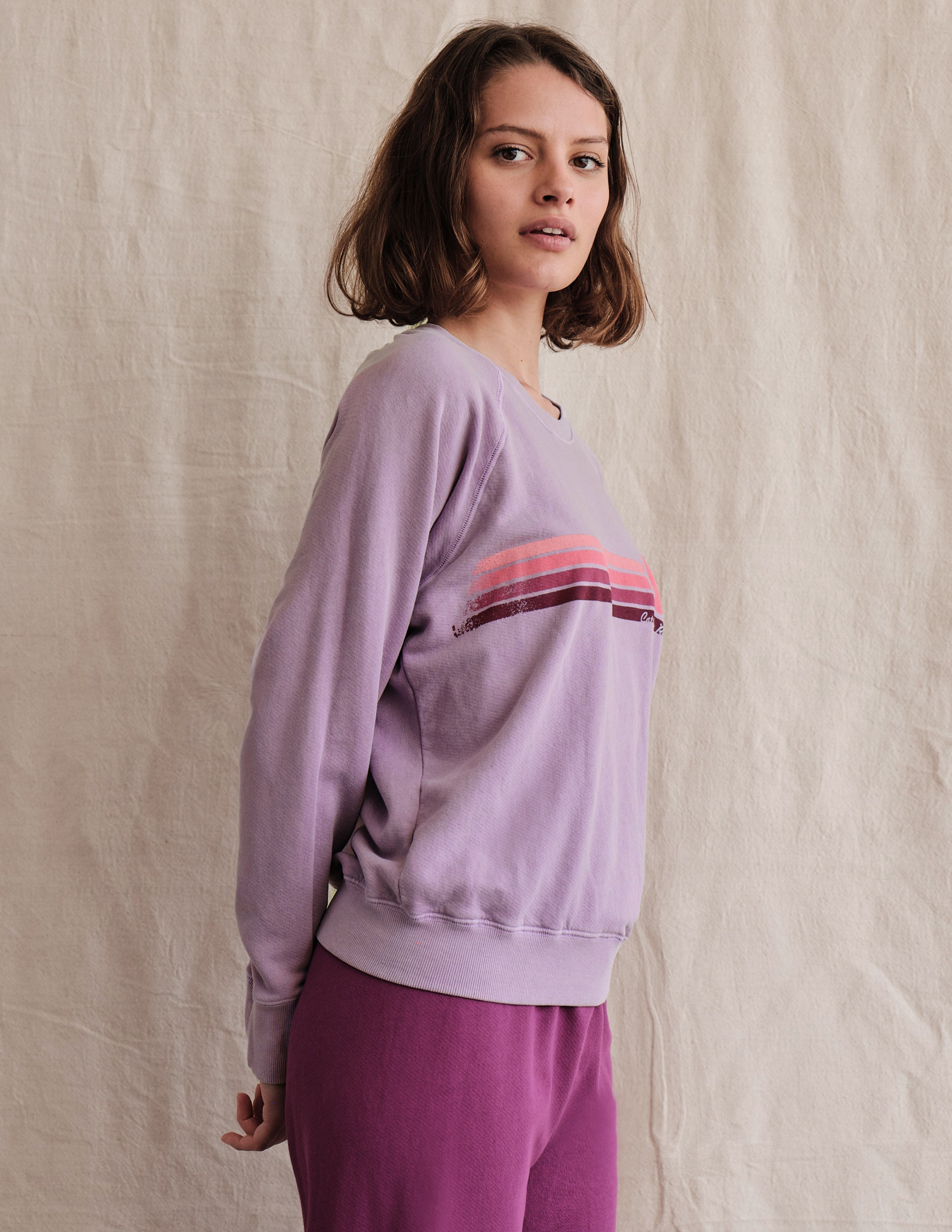 Rainbow Sweatshirt - Lavender
