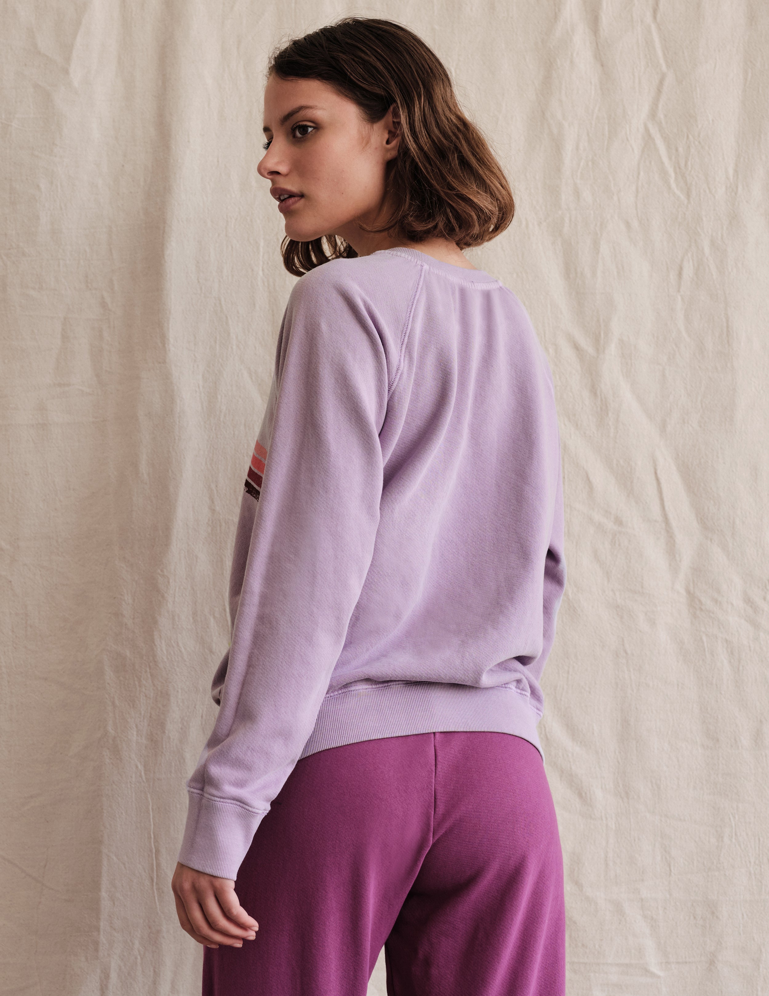Rainbow Sweatshirt - Lavender