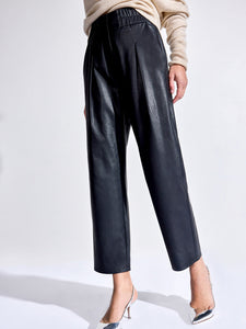 The Fiera Pant - Black Onyx Vegan Leather