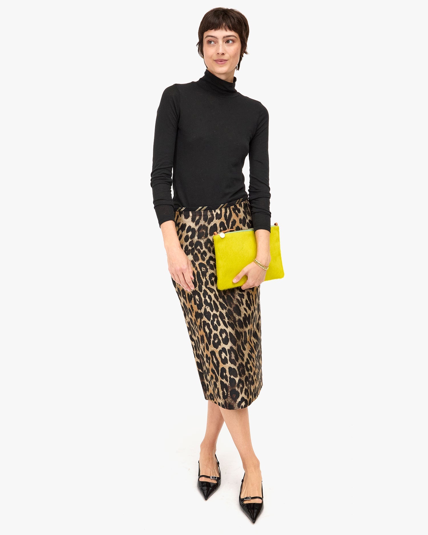 Flat Clutch w/Tabs - Citron