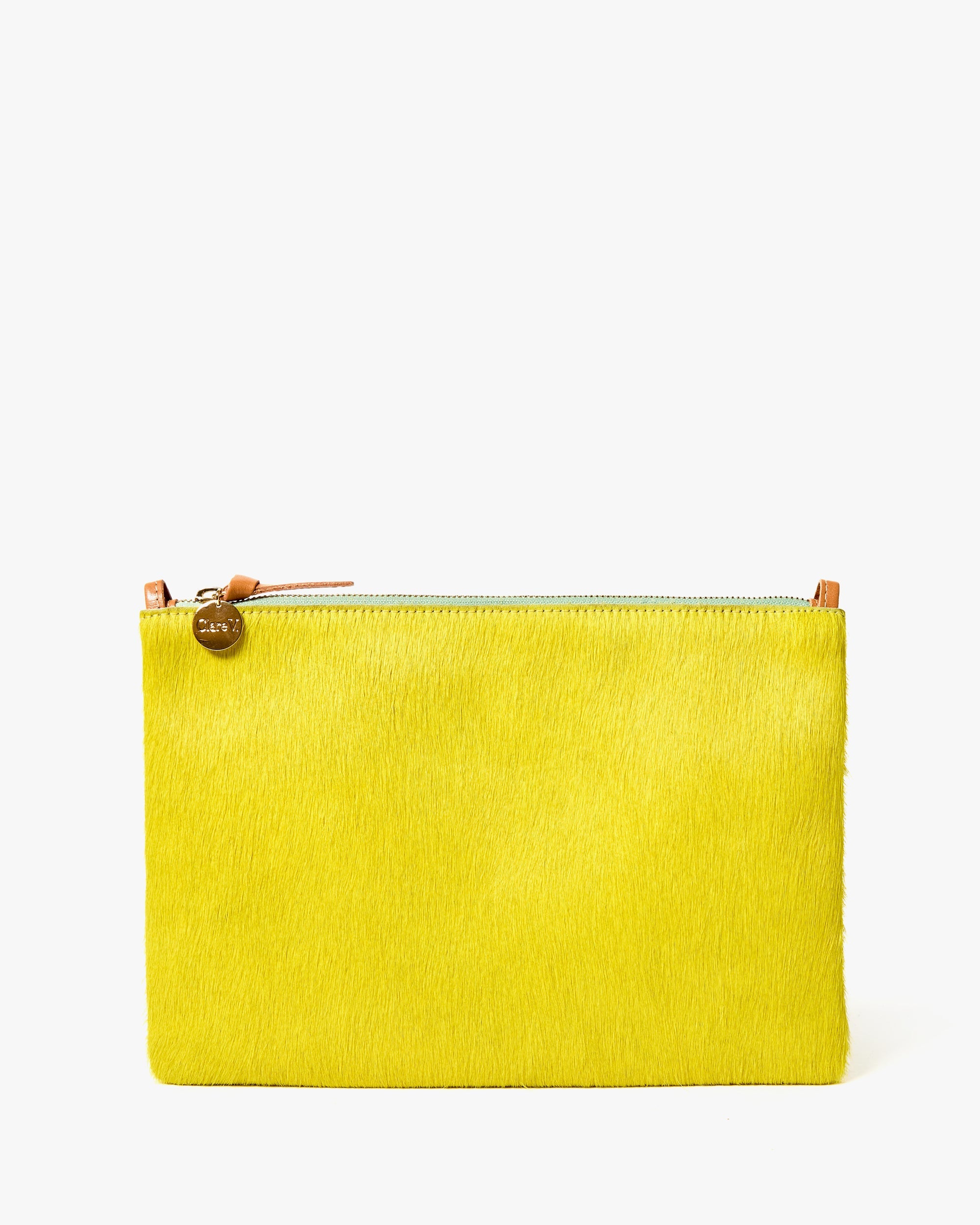 Flat Clutch w/Tabs - Citron