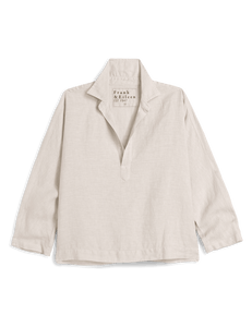 Gabi Popover Linen Shirt - Sand