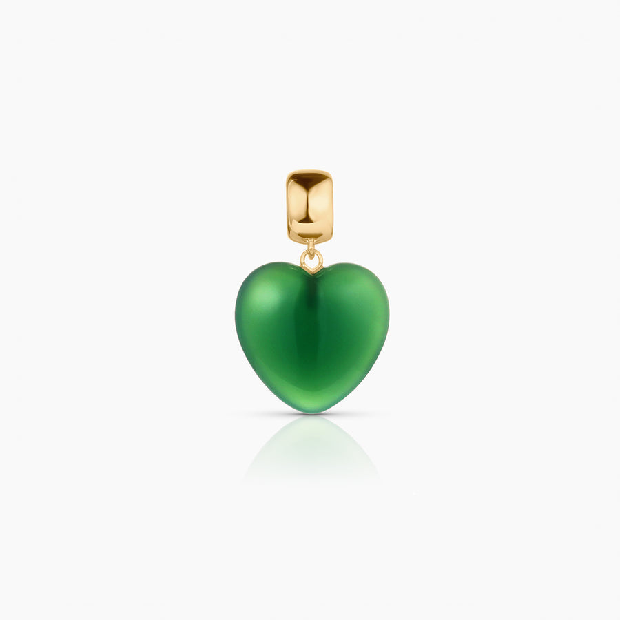 Gemma Green Jade Bail Charm