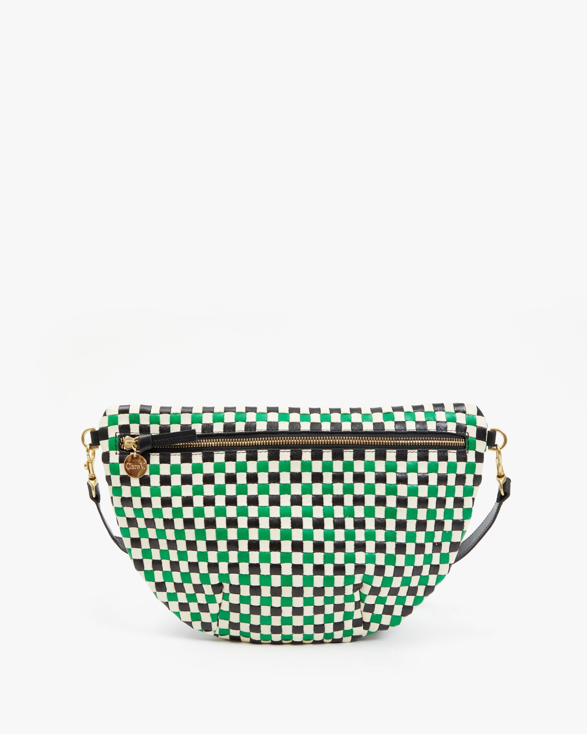 Grande Fanny - Green Apple Multi Woven Checker