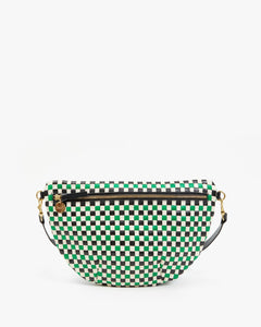 Grande Fanny - Green Apple Multi Woven Checker
